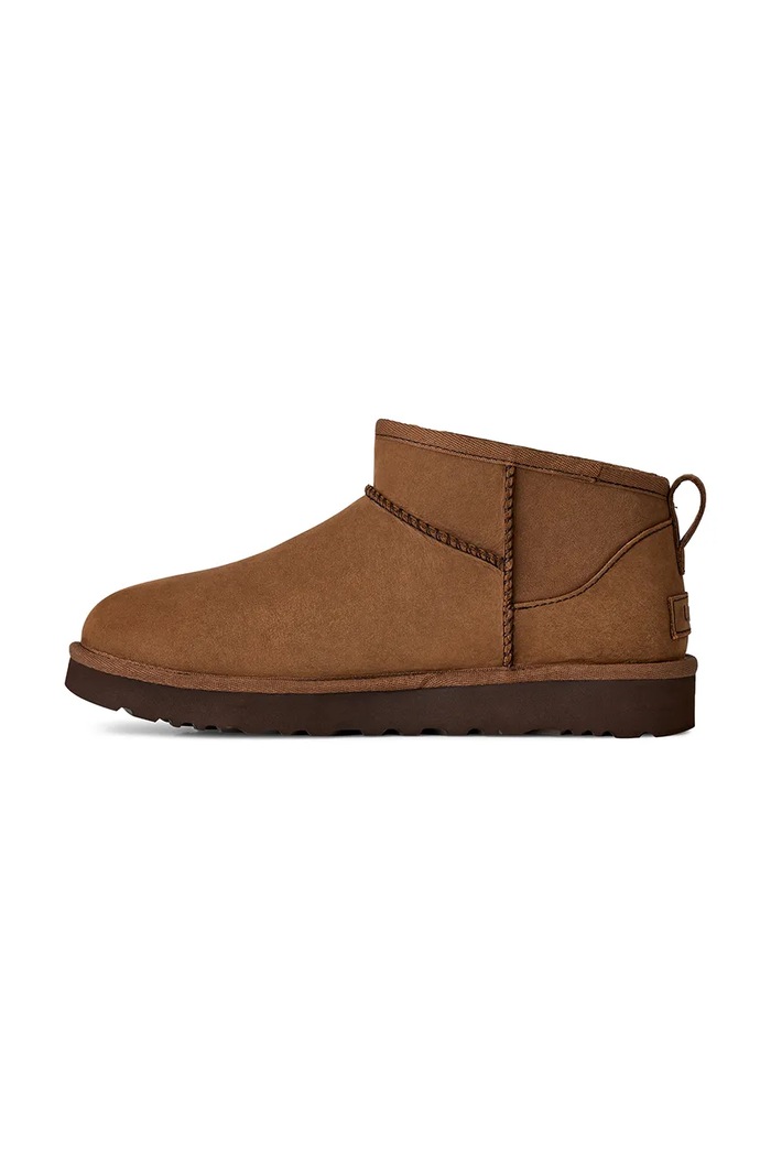 W Classic Ultra Mini Nubuck zimske čizme za žene od nubuka UGG 1184556.DKC smeđa