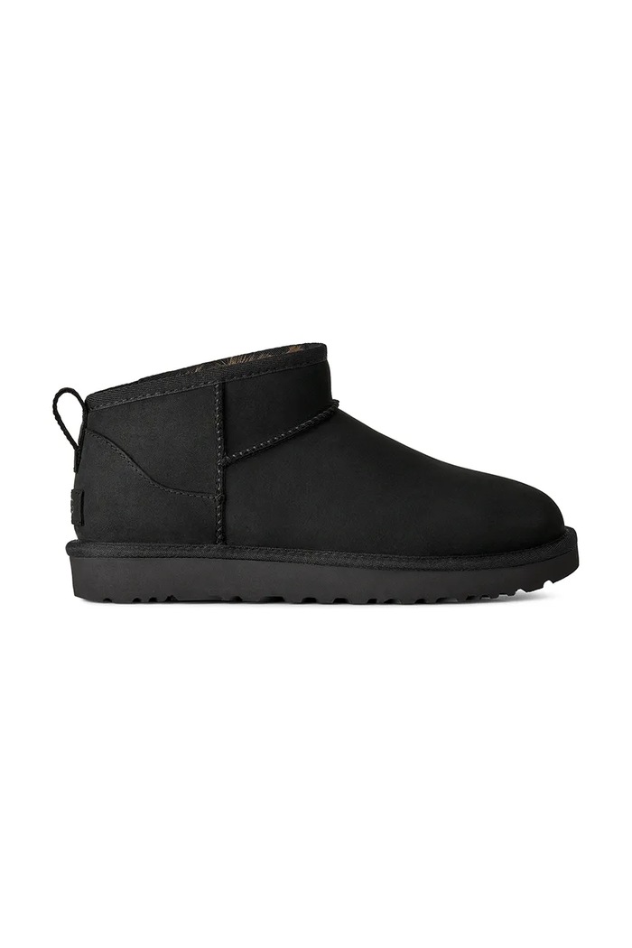 UGG W Classic Ultra Mini Nubuck zimske čizme za žene od brušene kože crna 1184556.BLK