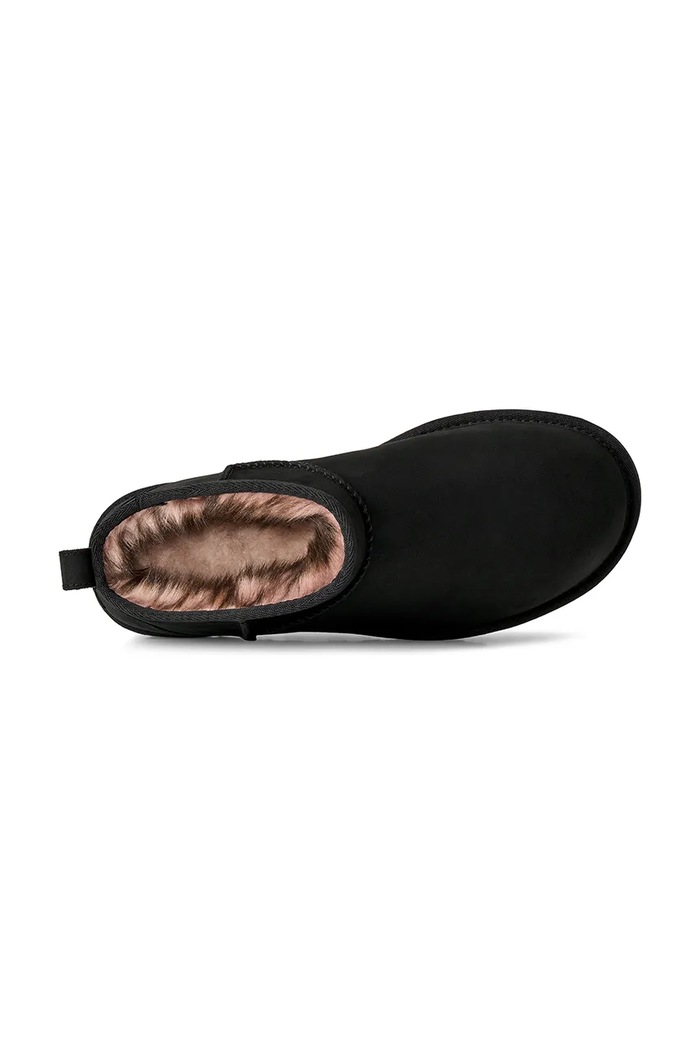 W Classic Ultra Mini Nubuck zimske čizme za žene od brušene kože UGG crna 1184556.BLK