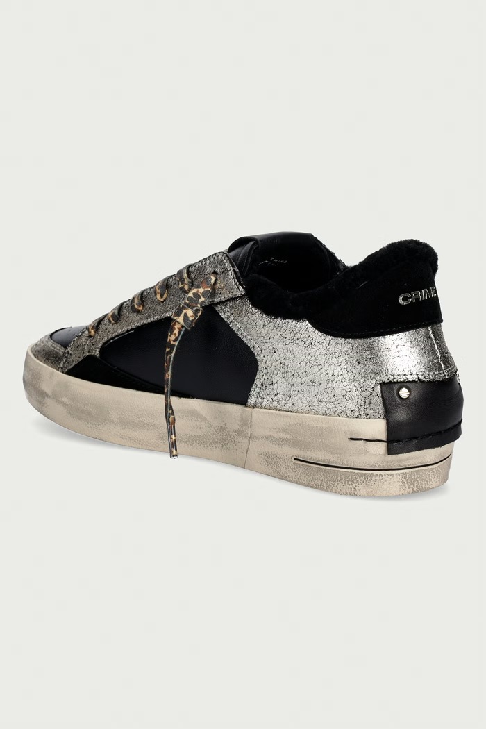 Obuv Crime London SK8 DELUXE WEDGE sneakers dámske 23153AA9.20 čierna