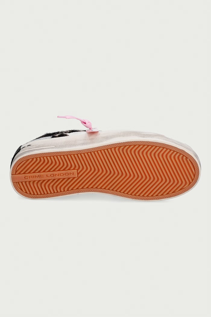 SK8 DELUXE WEDGE sneakers γυναικεία δερμάτινα Crime London λευκό 23151AA9.68
