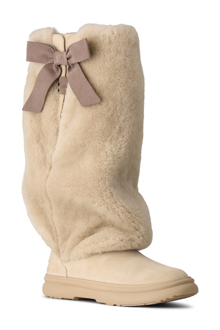 UGG W Apres City Tall μπότες Γυναικεία 1183792.MNL μπεζ AW26