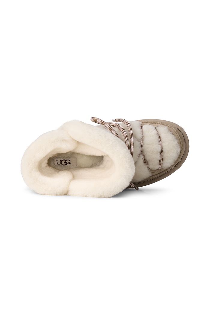 W Classic Tread Fluffed Boot μπότες χιονιού Γυναικεία UGG μπεζ 1183490.MNL