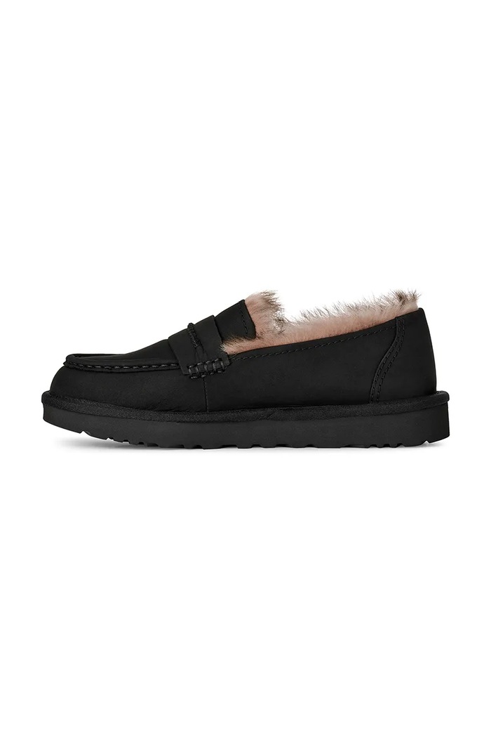 Loafers γυναικεία nubuck W Ellis Nubuck Loafer UGG 1183310.BLK μαύρο
