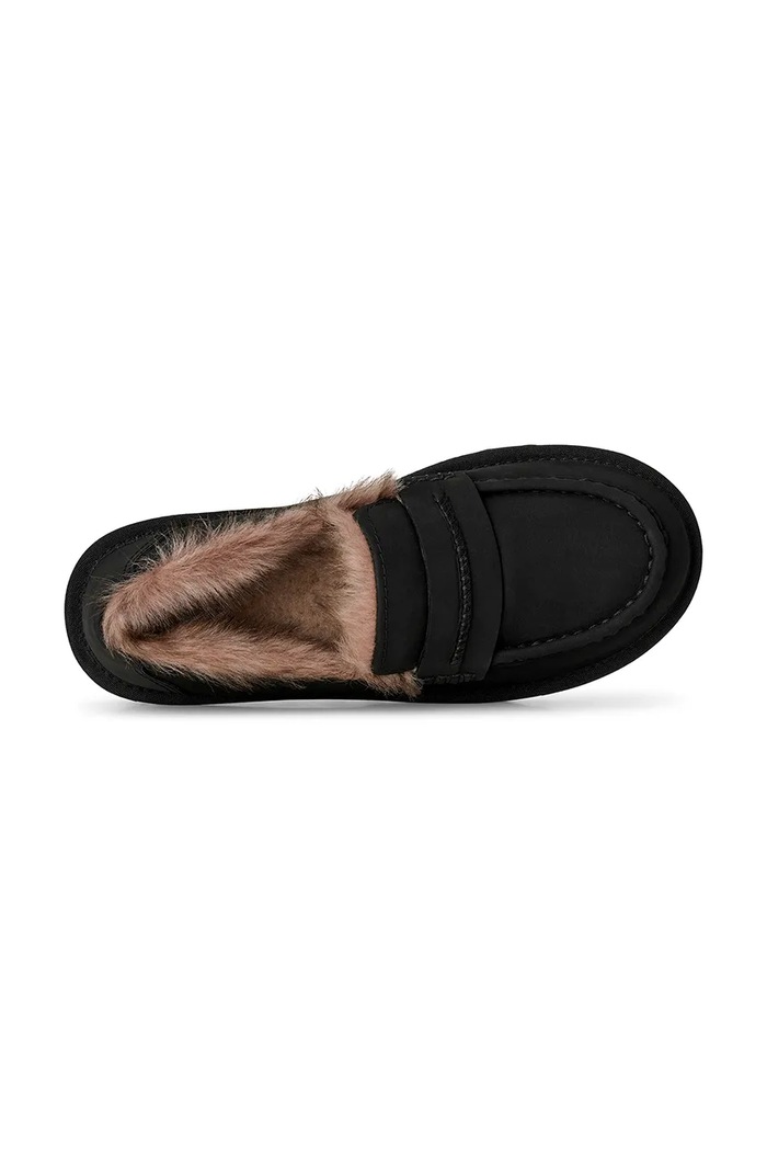Loafers γυναικεία nubuck W Ellis Nubuck Loafer UGG μαύρο 1183310.BLK