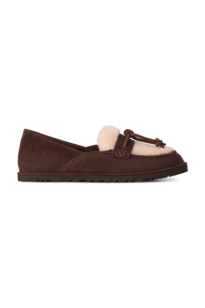 UGG Μοκασίνια Γυναικεία σουέτ W Zora Loafer καφέ 1182151.BCDR