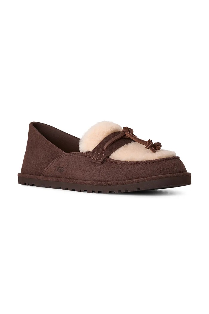 UGG Μοκασίνια Γυναικεία σουέτ W Zora Loafer 1182151.BCDR καφέ AW26