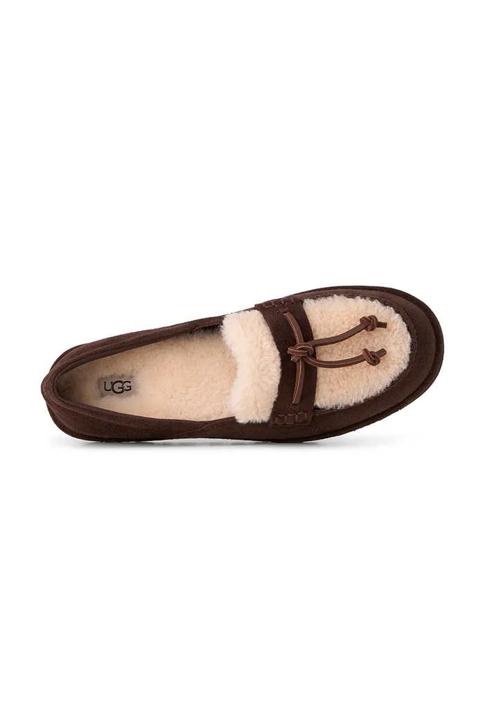 Μοκασίνια Γυναικεία σουέτ W Zora Loafer UGG καφέ 1182151.BCDR