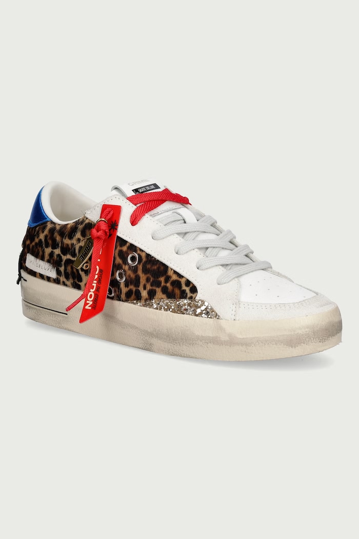 Crime London SK8 DELUXE sneakers boty dámské kožené hnědá 23106AA9.68