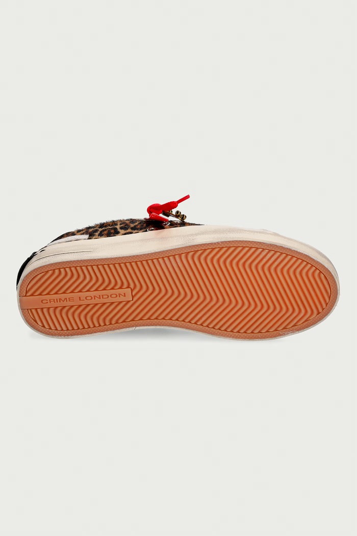SK8 DELUXE sneakers γυναικεία δερμάτινα Crime London καφέ 23106AA9.68