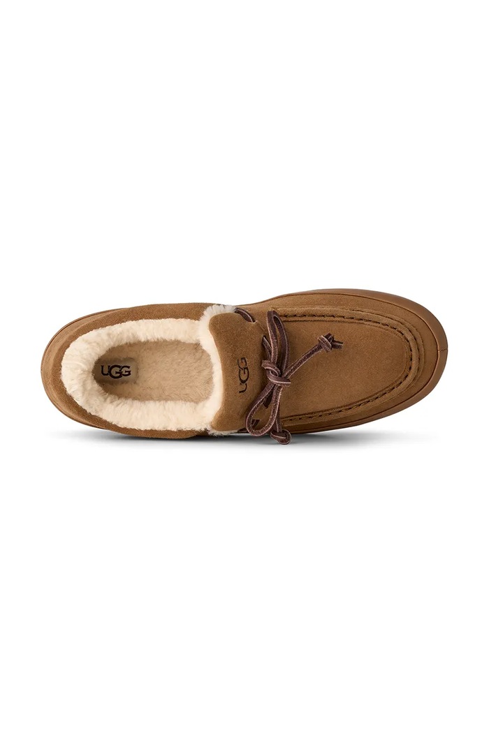 Μοκασίνια Γυναικεία σουέτ W Quill Slip-On UGG καφέ 1181470.CHE