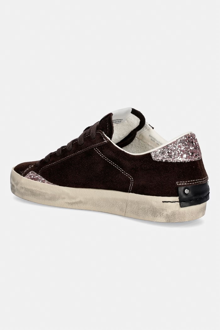 Παπούτσια Crime London DISTRESSED sneakers Γυναικεία 23006AA9.60 καφέ