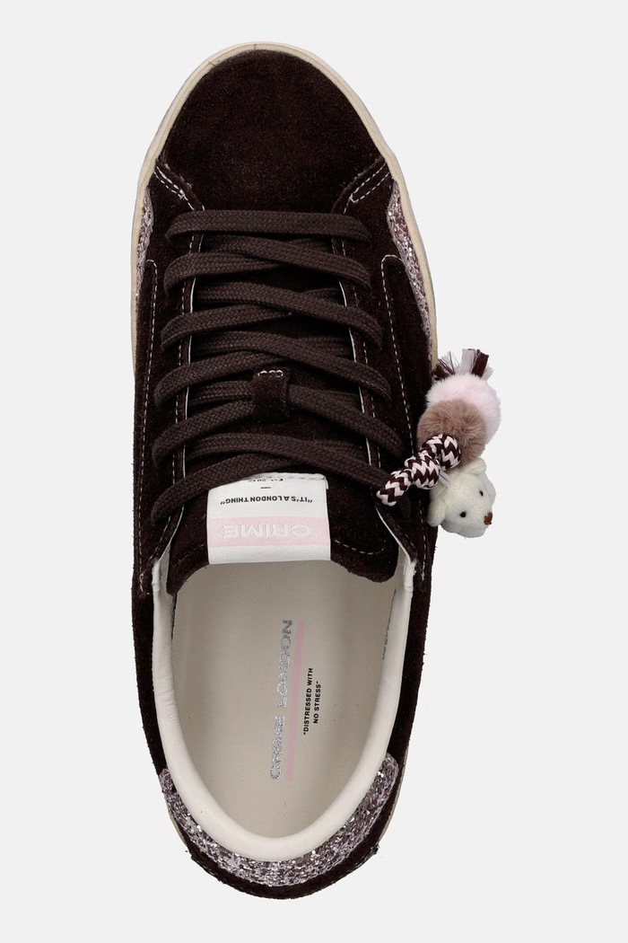 Crime London DISTRESSED sneakers Γυναικεία καφέ 23006AA9.60