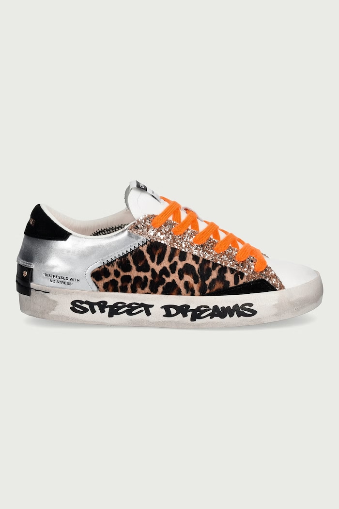 Crime London DISTRESSED sneakers boty dámské 23004AA9.68 hnědá AW26