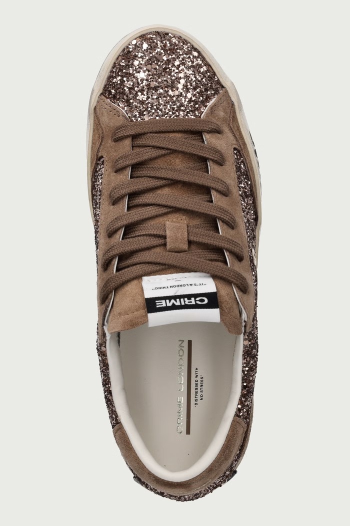 DISTRESSED sneakers Γυναικεία Crime London 23002AA9.60 καφέ