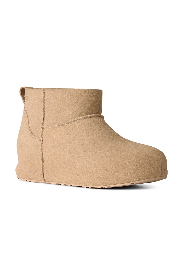 UGG W Classic Mini Enwrap snežni čevlji ženski semišasti 1180412.MDSD bež AW26