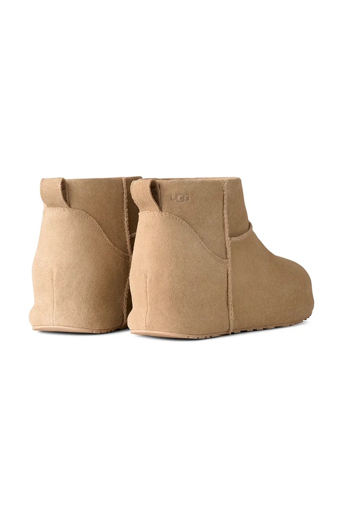 Obutev UGG W Classic Mini Enwrap snežni čevlji ženski semišasti 1180412.MDSD bež