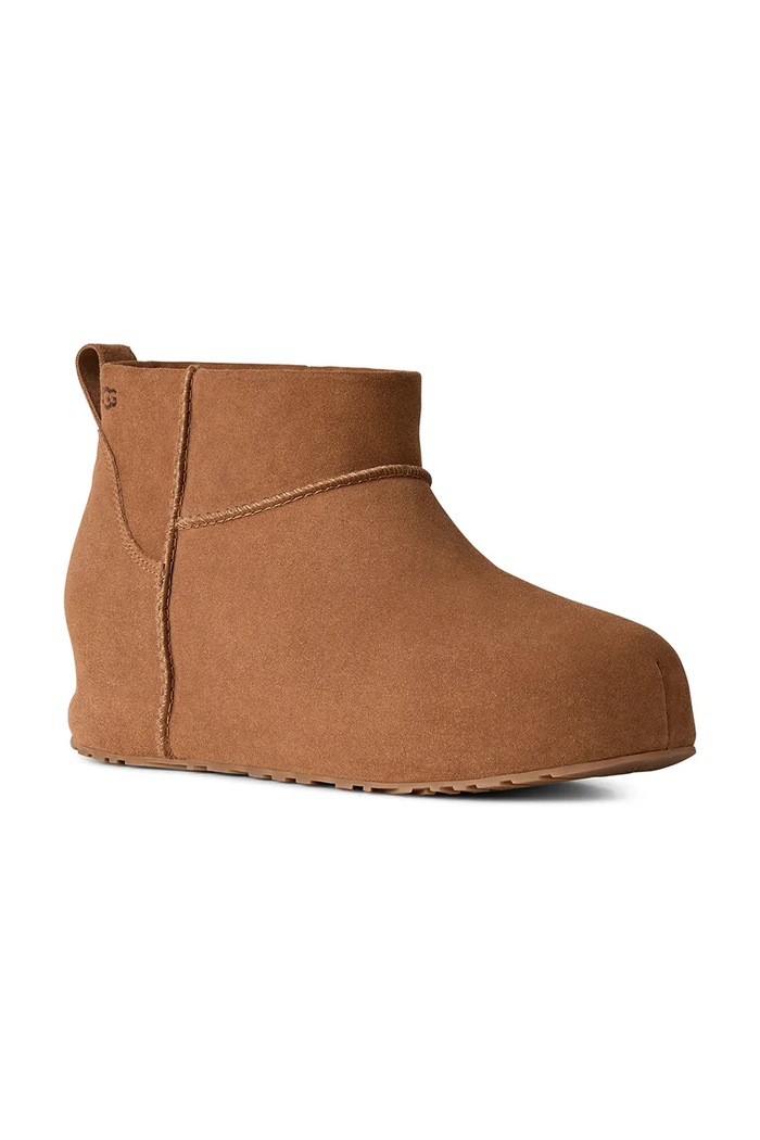 UGG W Classic Mini Enwrap μπότες χιονιού γυναικείες σουέτ 1180412.CHE καφέ AW26