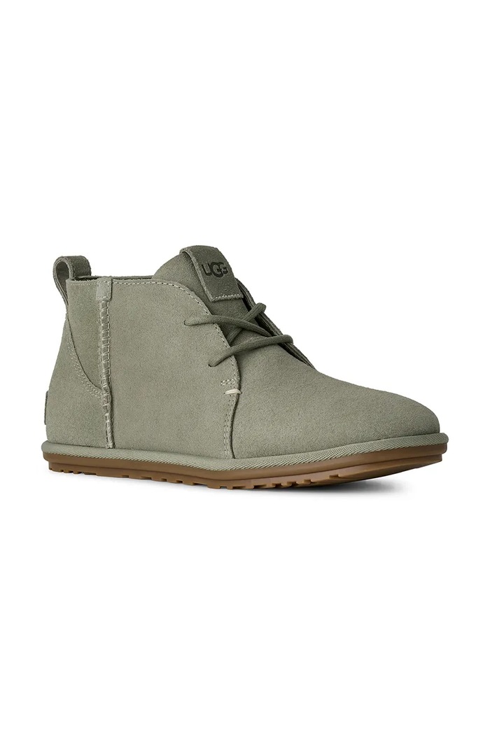 UGG Κλειστά χαμηλά παπούτσια Γυναικεία σουέτ W Classic Deconstructed Lace-Up 1179833.SDC πράσινο AW26