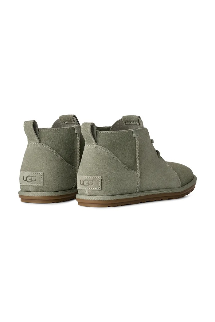 Παπούτσια UGG Κλειστά χαμηλά παπούτσια Γυναικεία σουέτ W Classic Deconstructed Lace-Up 1179833.SDC πράσινο