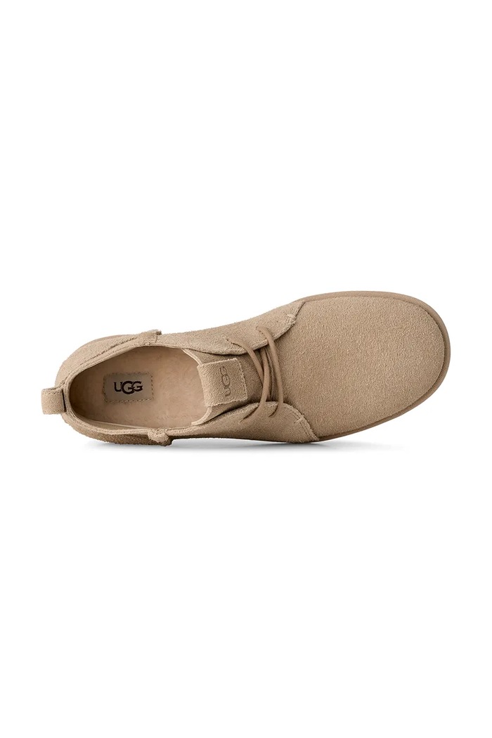 Polčevlji ženski usnjeni W Classic Deconstructed Lace-Up UGG bež 1179833.SAN