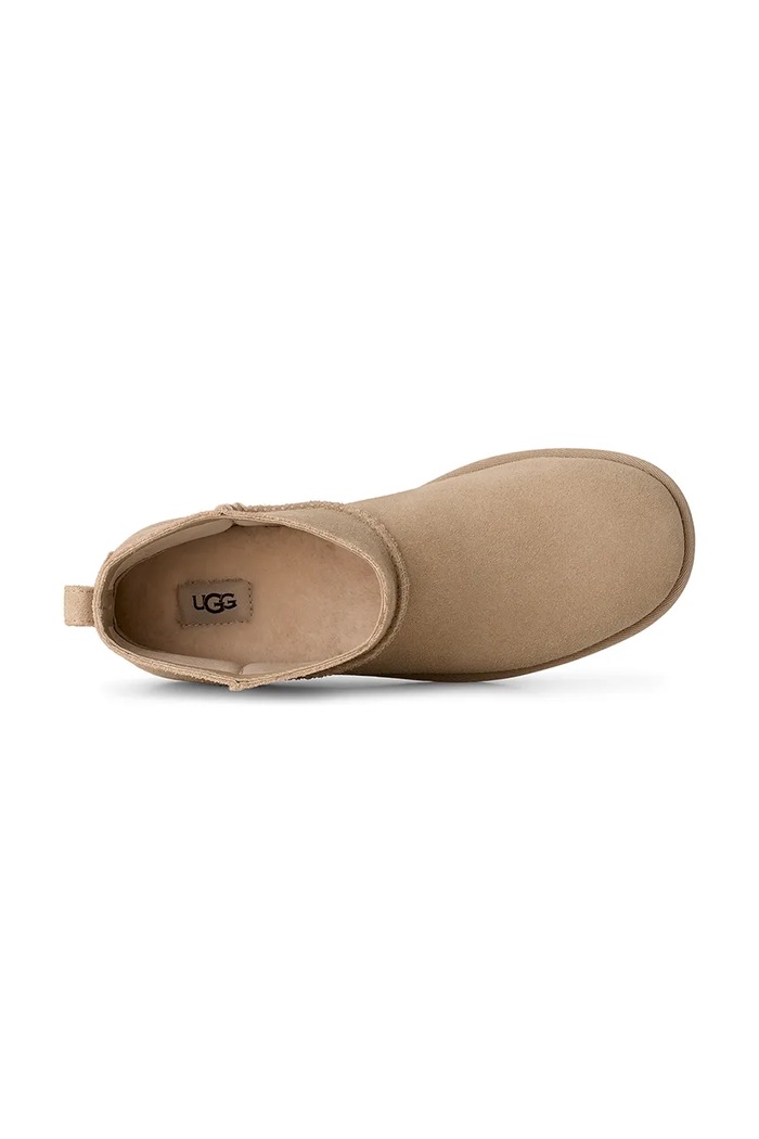 W Classic Mini Deconstructed snežni čevlji ženski semišasti UGG bež 1179832.SAN