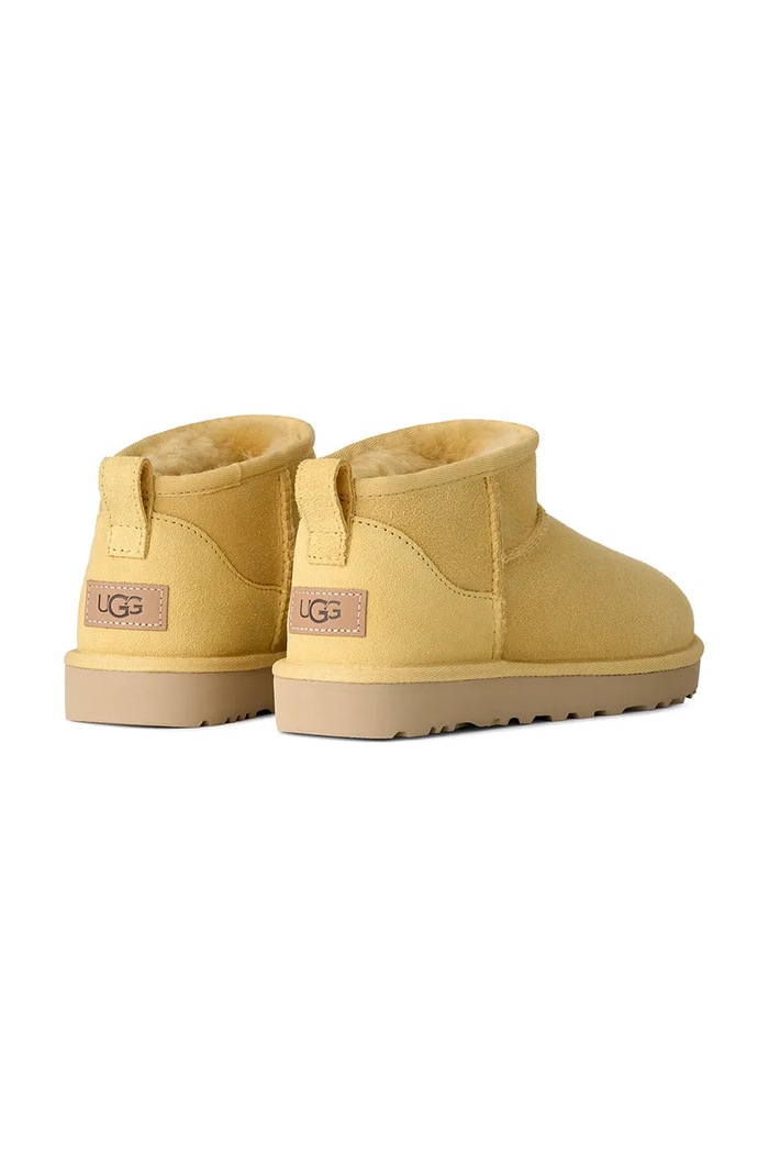 Obuća UGG W Classic Ultra Mini zimske čizme za žene od brušene kože 1116109.MTDMS žuta