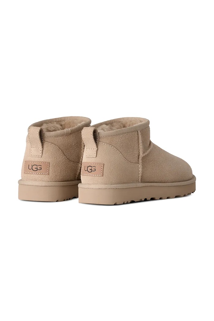 Obuća UGG W Classic Ultra Mini zimske čizme za žene od brušene kože 1116109.MNL bež