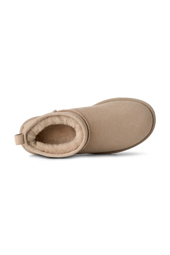 W Classic Ultra Mini zimske čizme za žene od brušene kože UGG bež 1116109.MNL