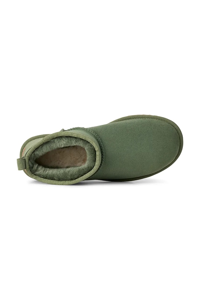 W Classic Ultra Mini snehule dámske semišové UGG zelená 1116109.DPSH