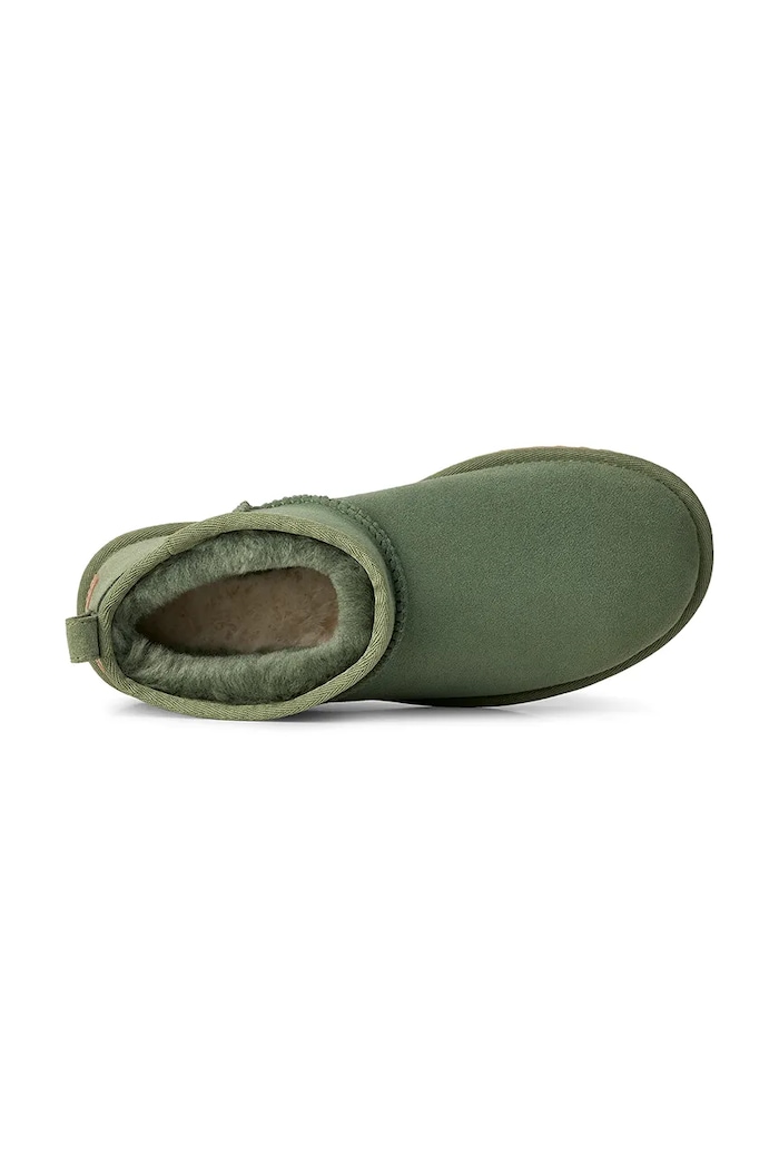 W Classic Ultra Mini snehule dámske semišové UGG zelená 1116109.DPSH