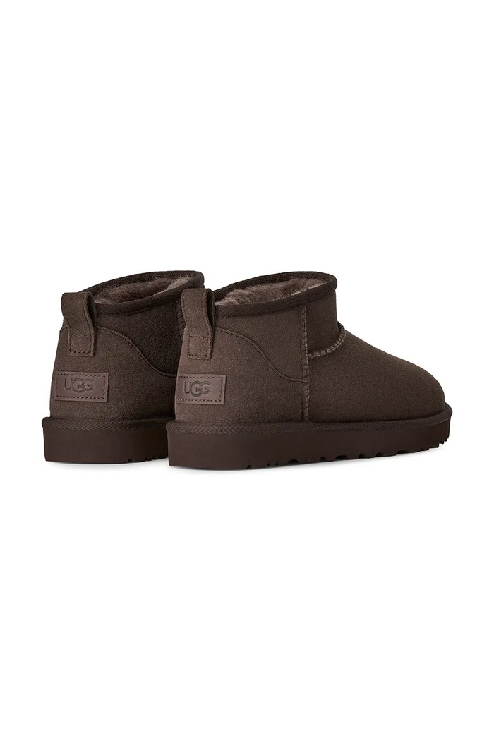 UGG W Classic Ultra Mini śniegowce damskie zamszowe 1116109.DDCC brązowy AW26