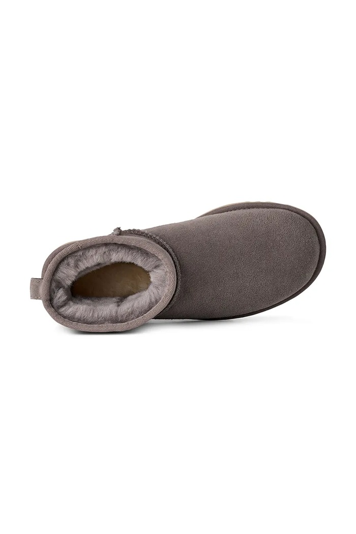 W Classic Mini II snežni čevlji ženski semišasti UGG siva 1016222.SMYG