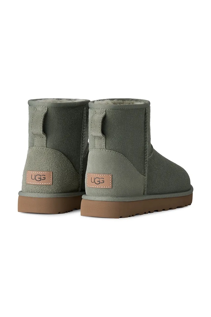 Obuv UGG W Classic Mini II snehule dámske semišové 1016222.SDC zelená
