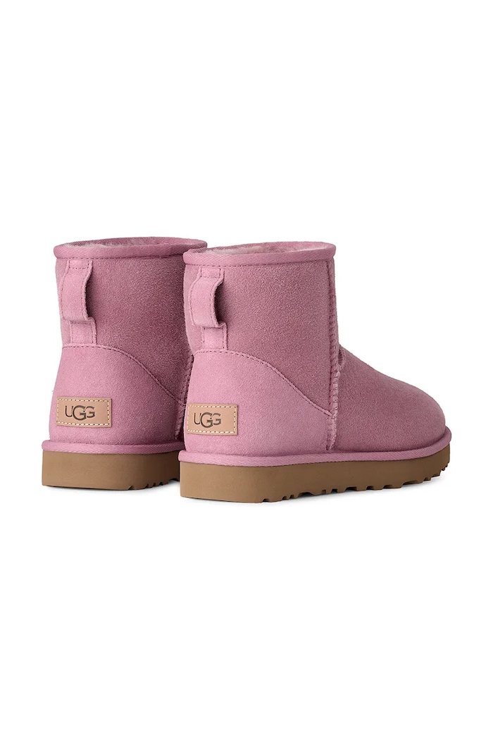 UGG W Classic Mini II śniegowce damskie zamszowe 1016222.DYR różowy AW26