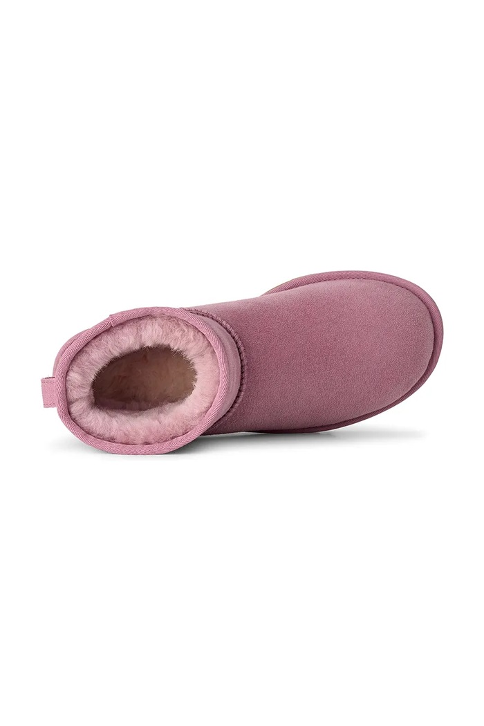 W Classic Mini II śniegowce damskie zamszowe UGG 1016222.DYR różowy