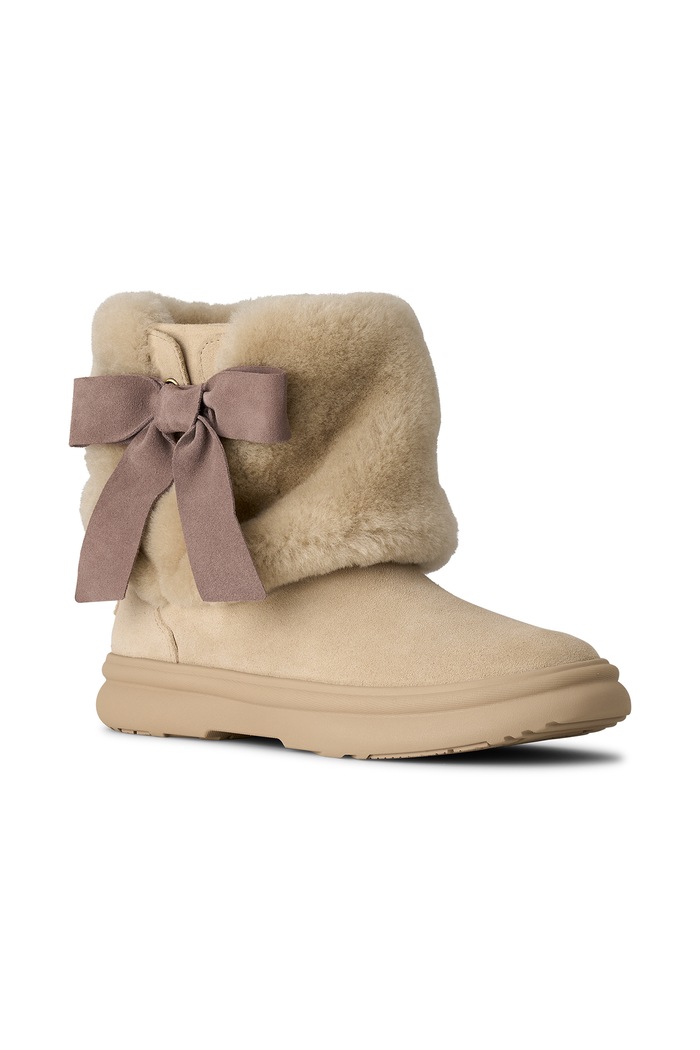 UGG W Apres City Boot μπότες χιονιού Γυναικείες σουέτ 1186610.MNL μπεζ AW26
