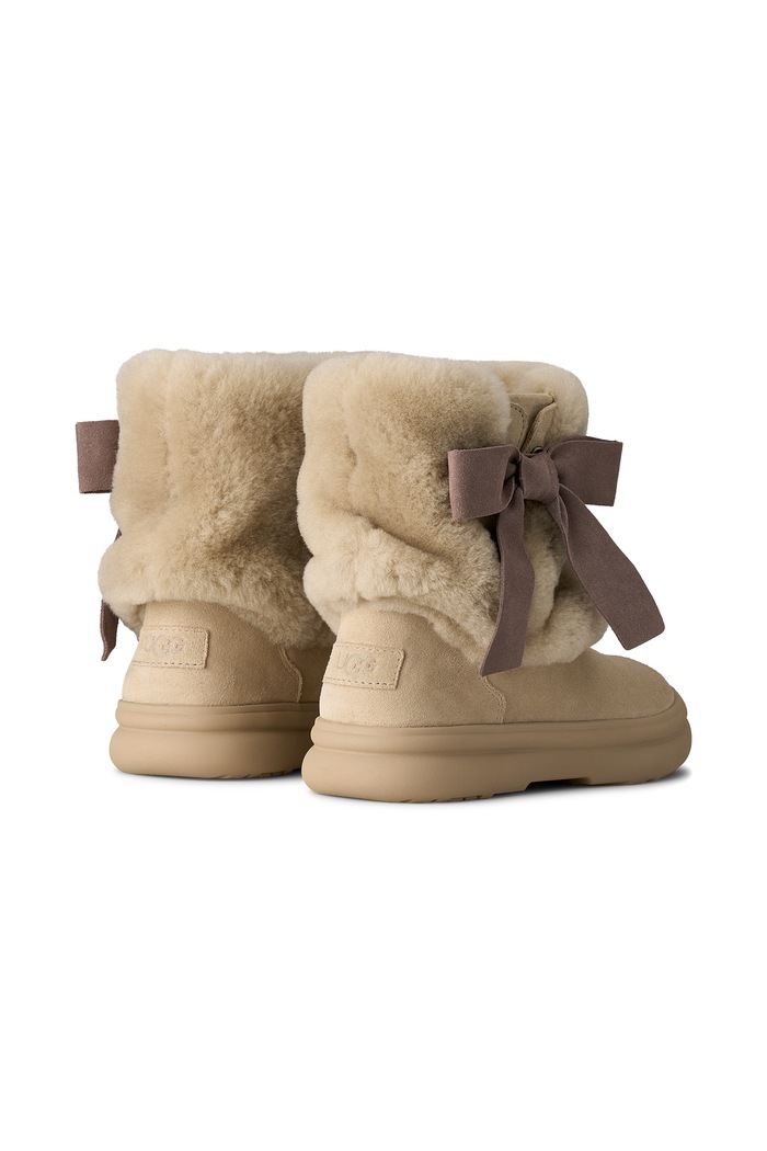 Παπούτσια UGG W Apres City Boot μπότες χιονιού Γυναικείες σουέτ 1186610.MNL μπεζ