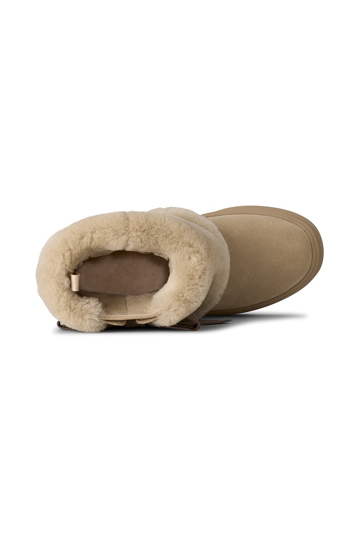 W Apres City Boot μπότες χιονιού Γυναικείες σουέτ UGG μπεζ 1186610.MNL