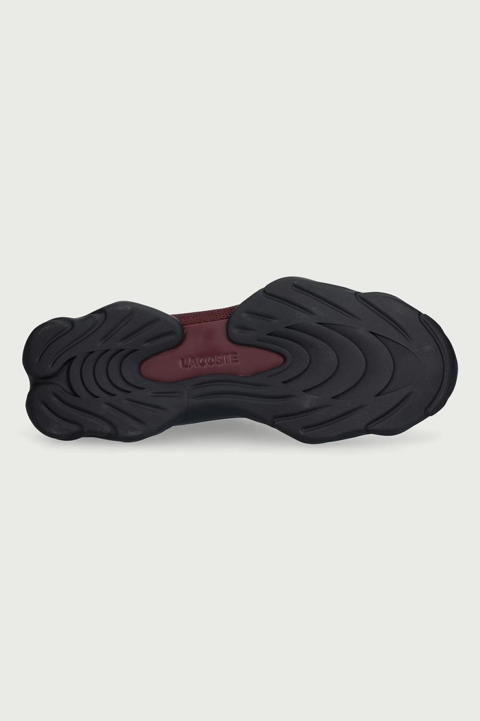 TENNIS BALLERINA sneakers pentru femei din piele Lacoste burgundia 52SFA0034.2G8