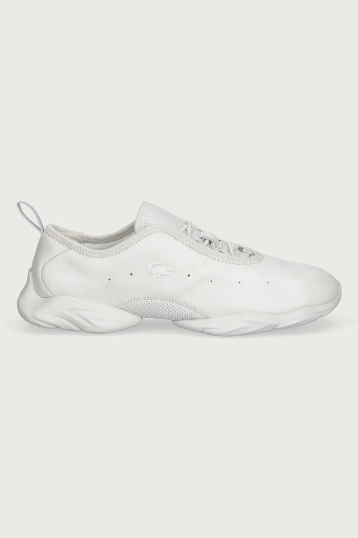Lacoste TENNIS BALLERINA sneakers pentru femei din piele 52SFA0033.21G alb AW26