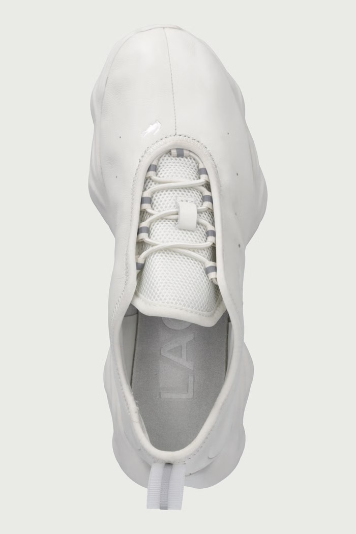 TENNIS BALLERINA sneakers pentru femei din piele Lacoste 52SFA0033.21G alb