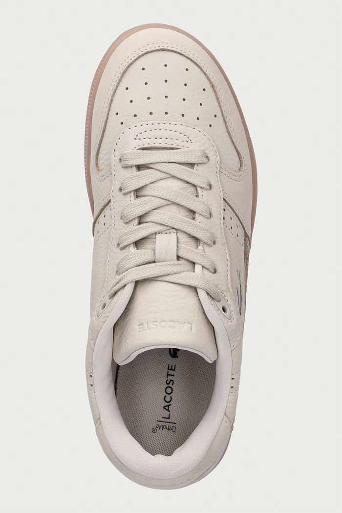 Lacoste T-CLIP SET sneakersy damskie nubukowe beżowy 52SFA0087.UH1