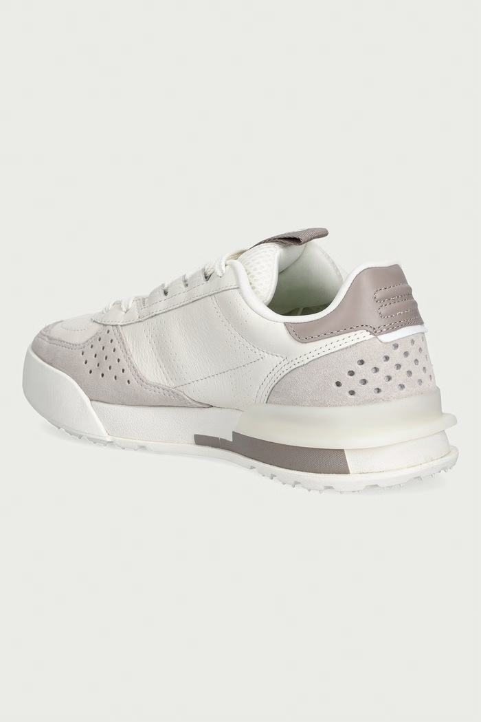Obuwie Lacoste SLAM SHOT sneakersy damskie skórzane 52SFA0153.2B7 szary