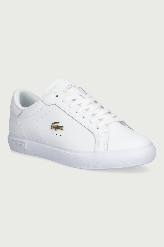 Lacoste POWERCOURT sneakersy damskie skórzane biały 51SFA0192.216