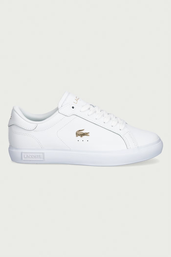 Lacoste POWERCOURT кроссовки для женщин кожаные 51SFA0192.216 белый AW26