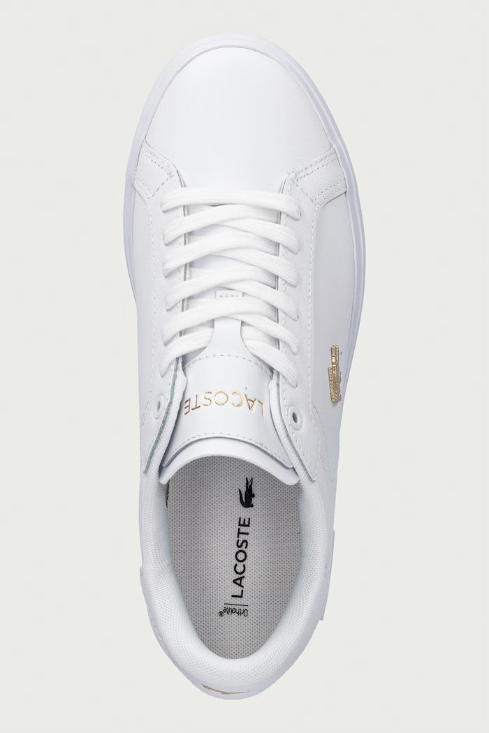 Lacoste POWERCOURT кроссовки для женщин кожаные белый 51SFA0192.216