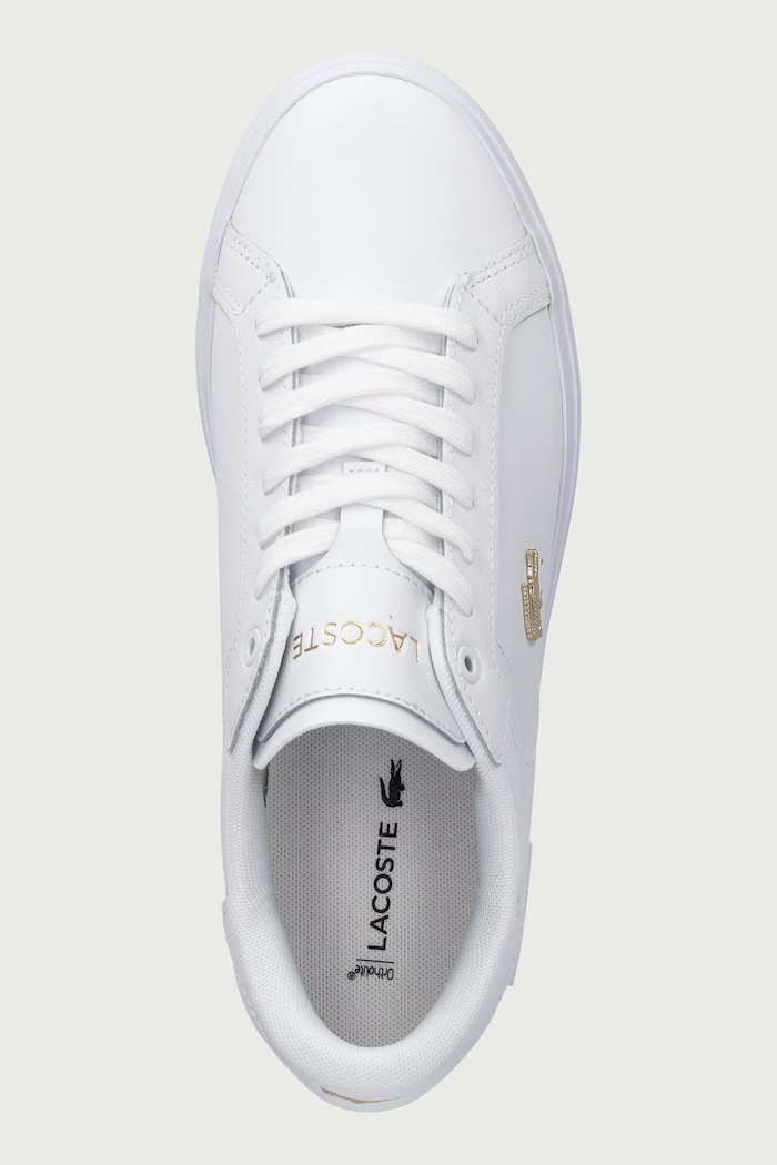 POWERCOURT sneakersy damskie skórzane Lacoste 51SFA0192.216 biały