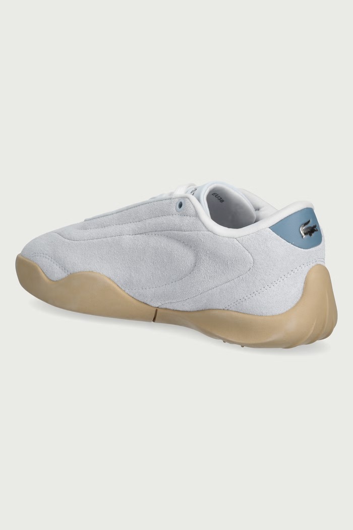 Παπούτσια Lacoste MEDIAN sneakers γυναικεία σουέτ 52SFA0102.AOQ μπλε