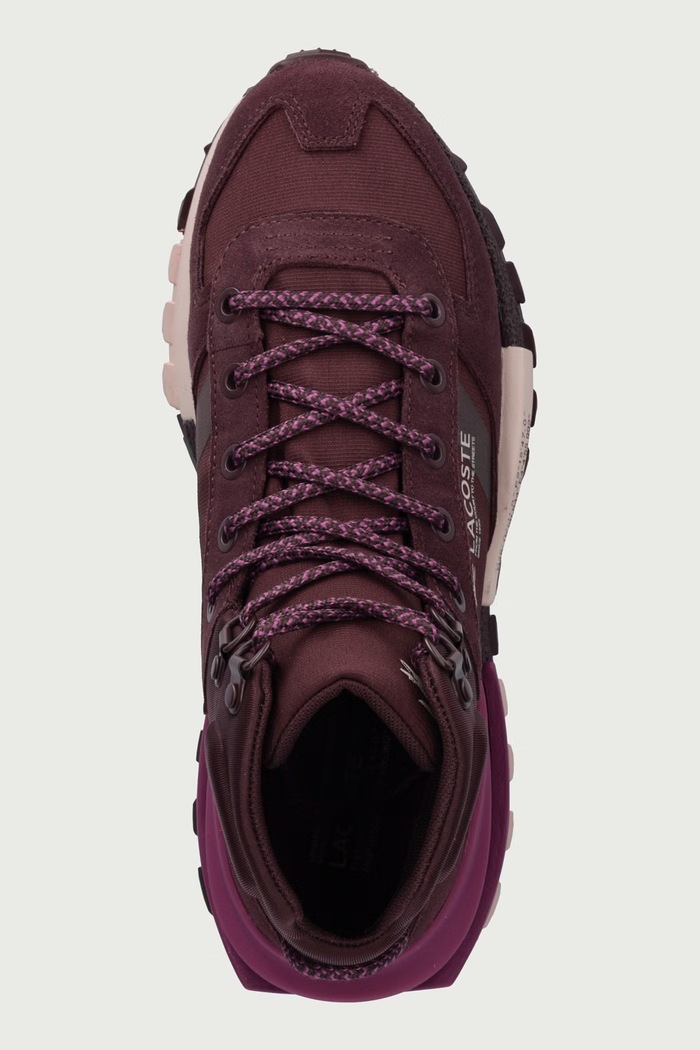 Ghete de drumeție pentru femei ELITE ACTIVE WINTER Lacoste 52SFA0070.AUS burgundia